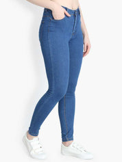 KOTTY Women High Waisted Skinny Cotton Jeans