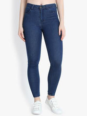 KOTTY Women High Waisted Skinny Cotton Jeans