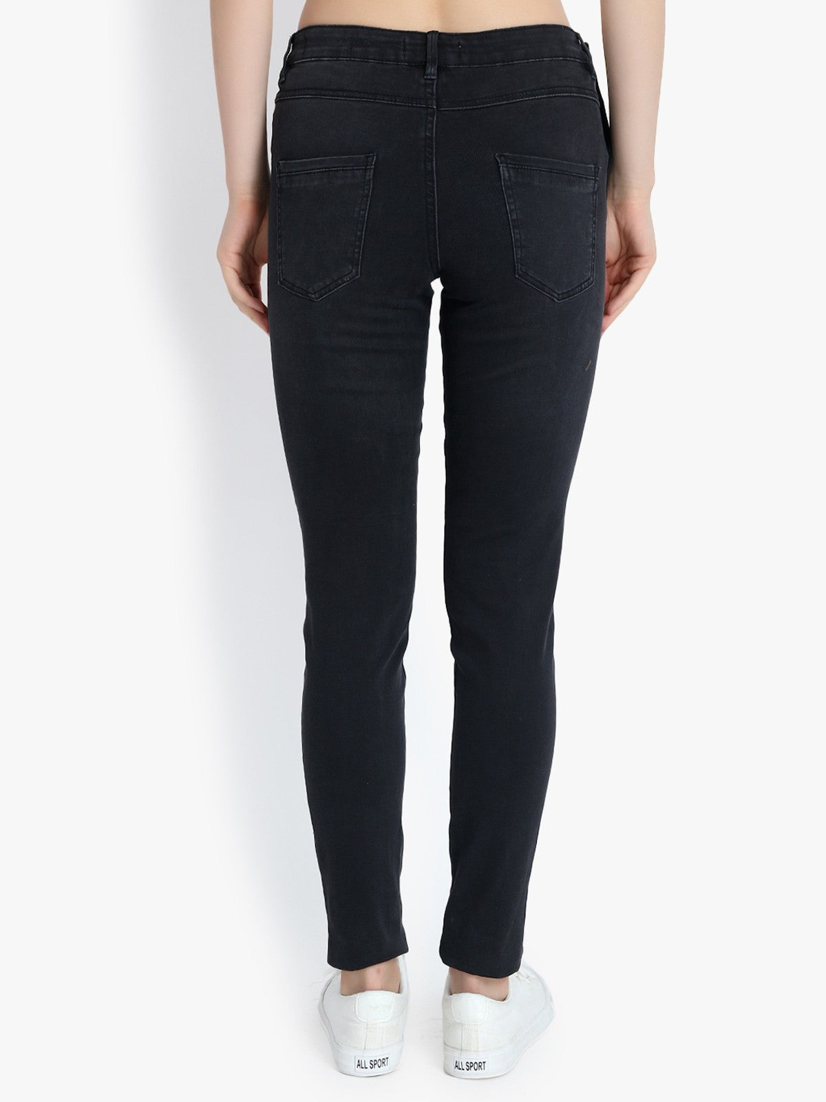 KOTTY Regular Women Black Jeans 