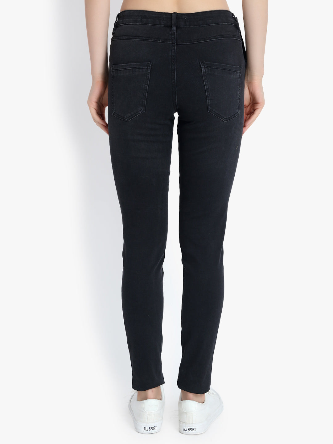KOTTY Women High Rise Skinny Cotton Jeans