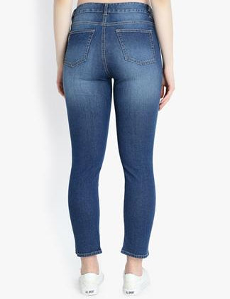 KOTTY Women High Rise Skinny Cotton Jeans