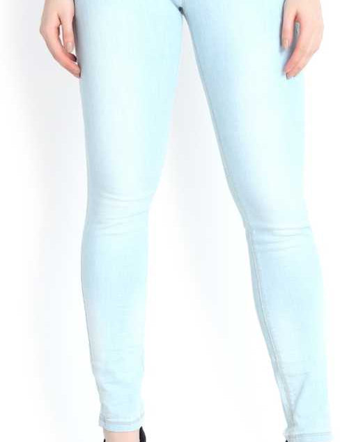 KOTTY Women High Waisted Skinny Cotton Jeans