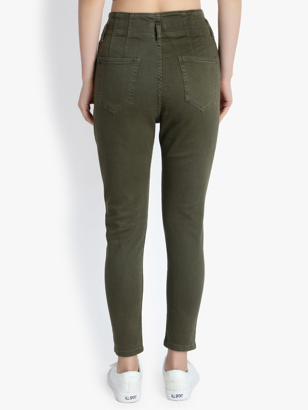 KOTTY Women High Rise Skinny Cotton Jeans