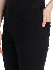 KOTTY Women High Rise Skinny Cotton Jeans