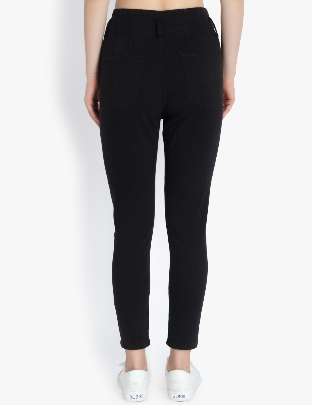 KOTTY Women High Rise Skinny Cotton Jeans