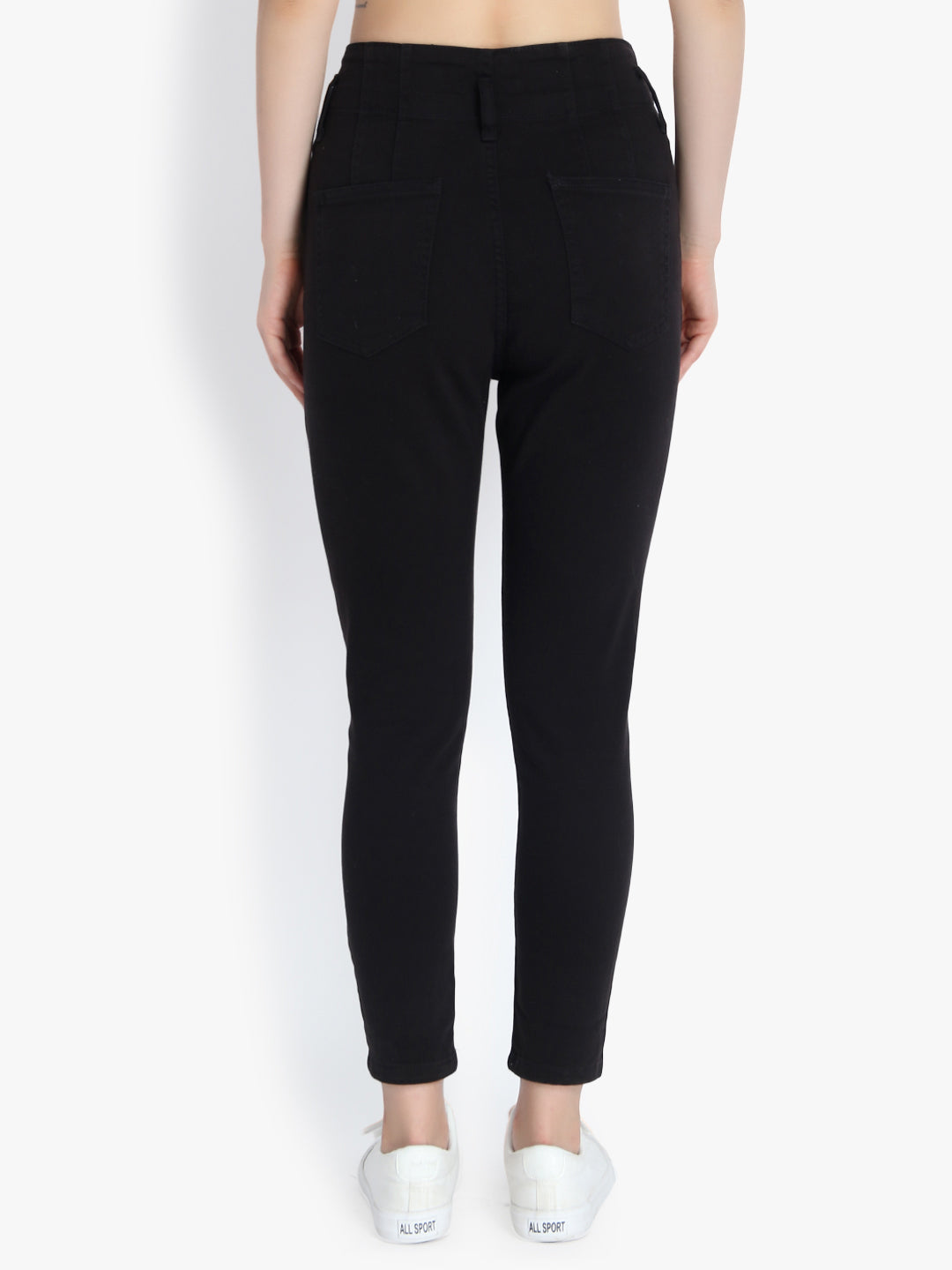 KOTTY Women High Rise Skinny Cotton Jeans