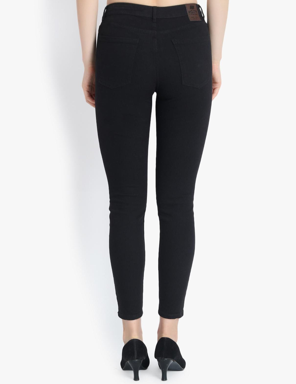 KOTTY Regular Women Black Jeans 