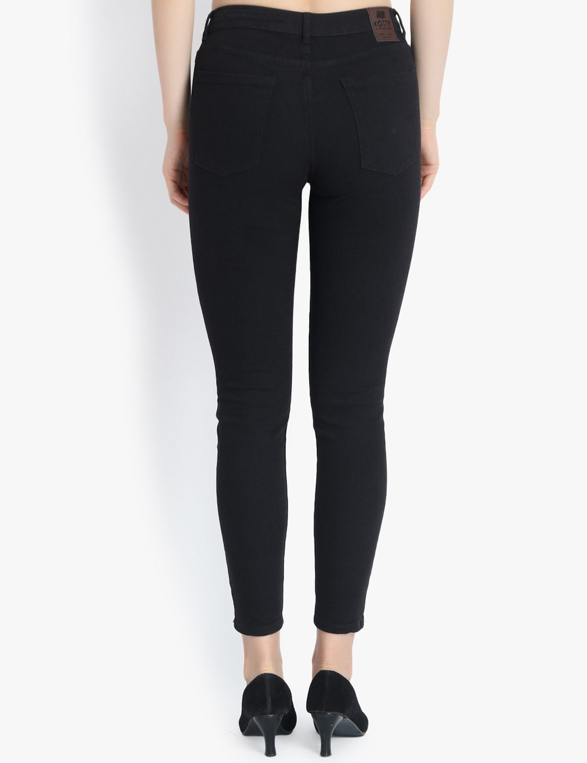 KOTTY Regular Women Black Jeans 