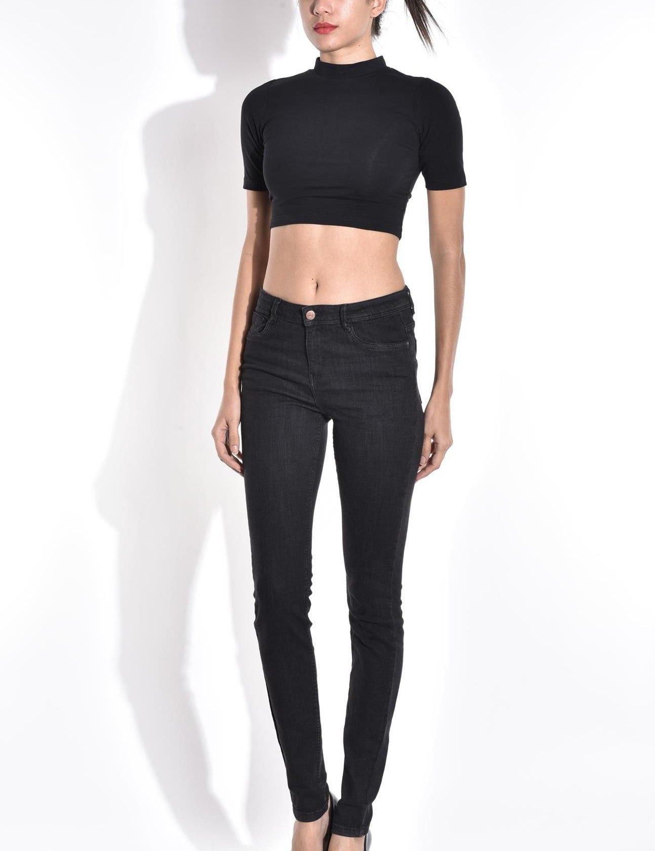 KOTTY Regular Women Black Jeans 