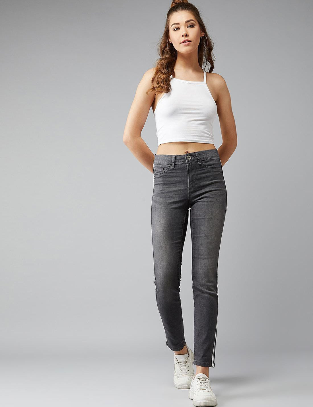 KOTTY Regular Women Grey Jeans 