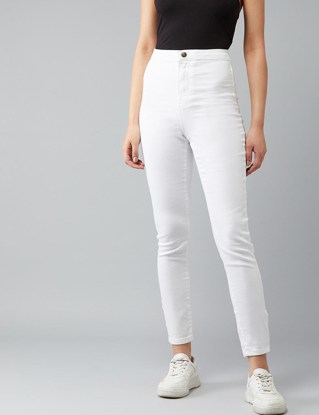 KOTTY Regular Women White Jeans 