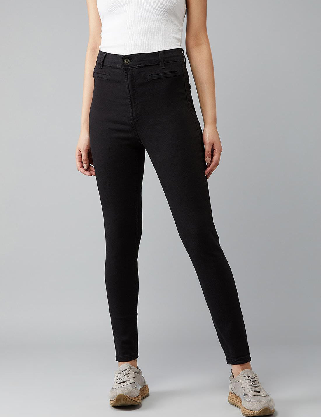 KOTTY Regular Women Black Jeans 