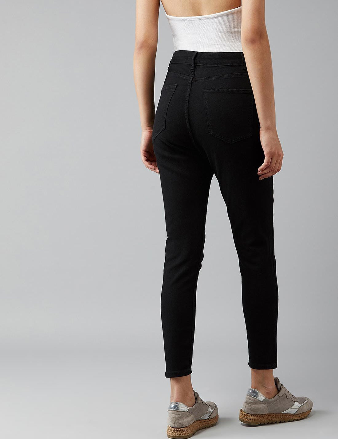 KOTTY Regular Women Black Jeans 