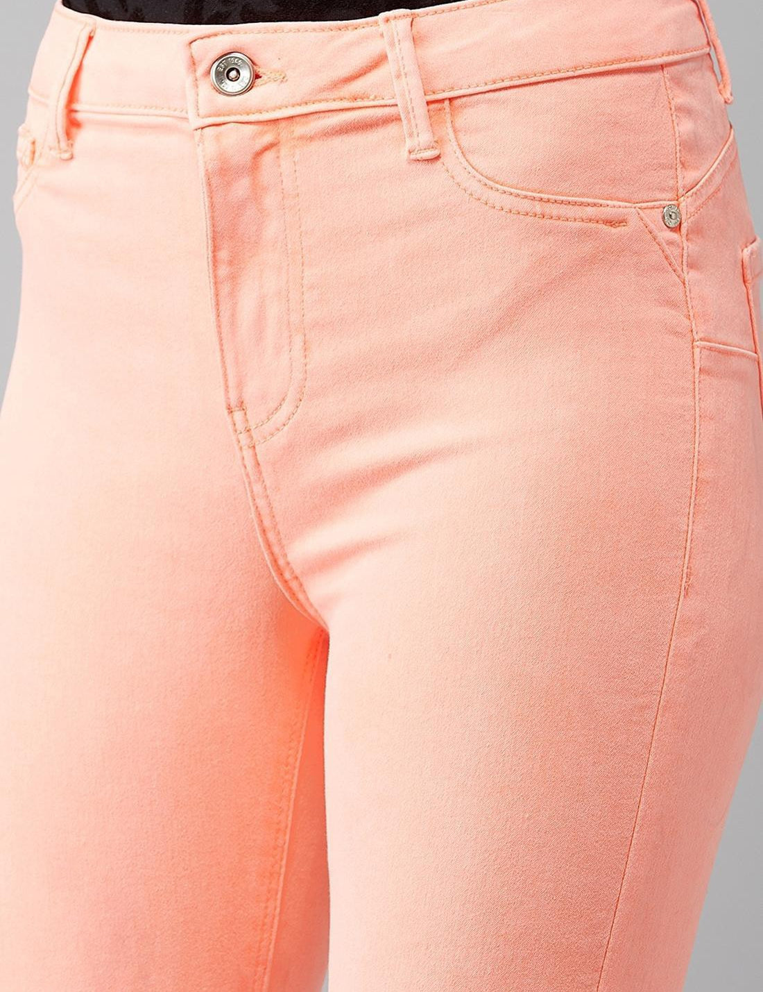 KOTTY Regular Women Orange Jeans 
