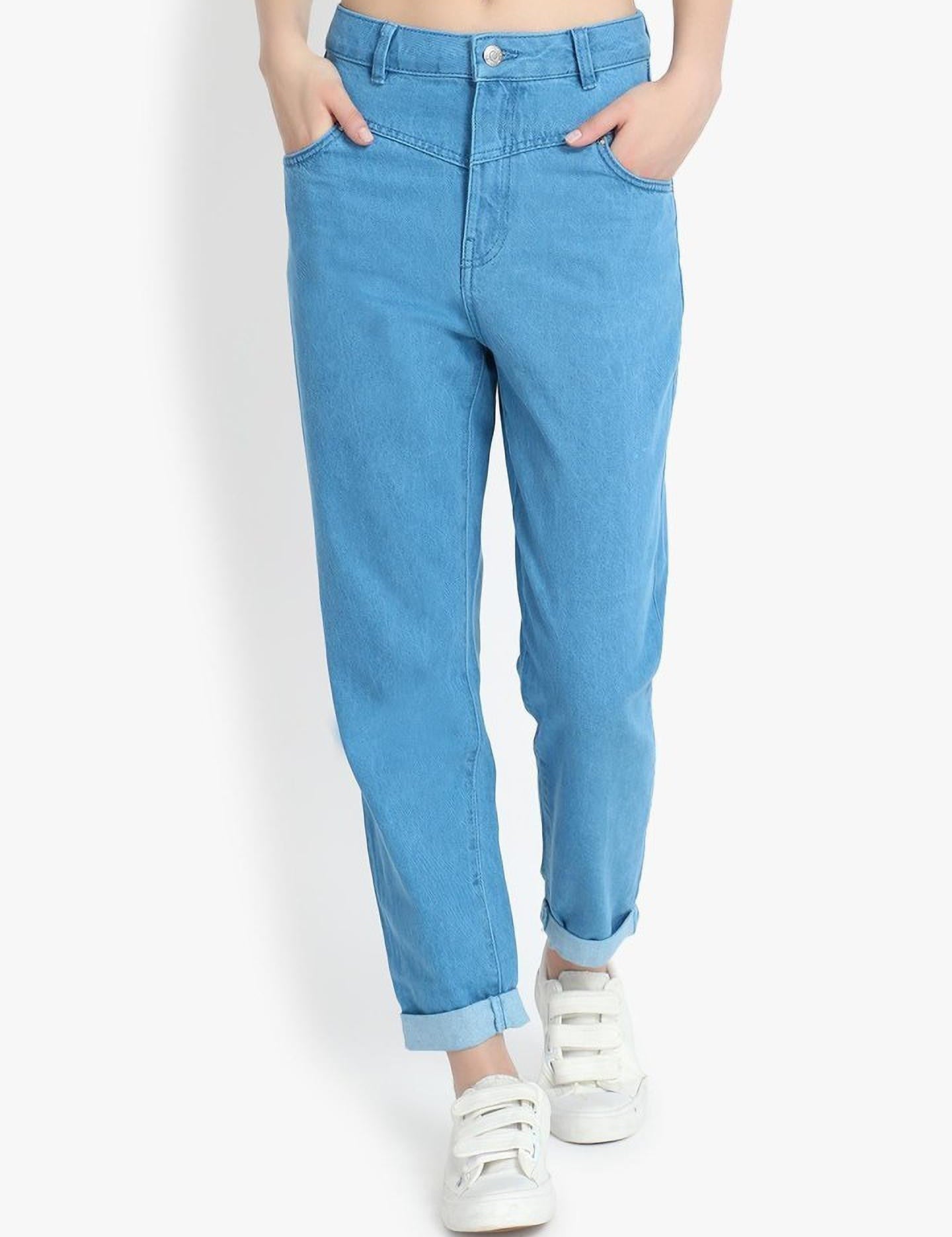 KOTTY Regular Women Light Blue Jeans 
