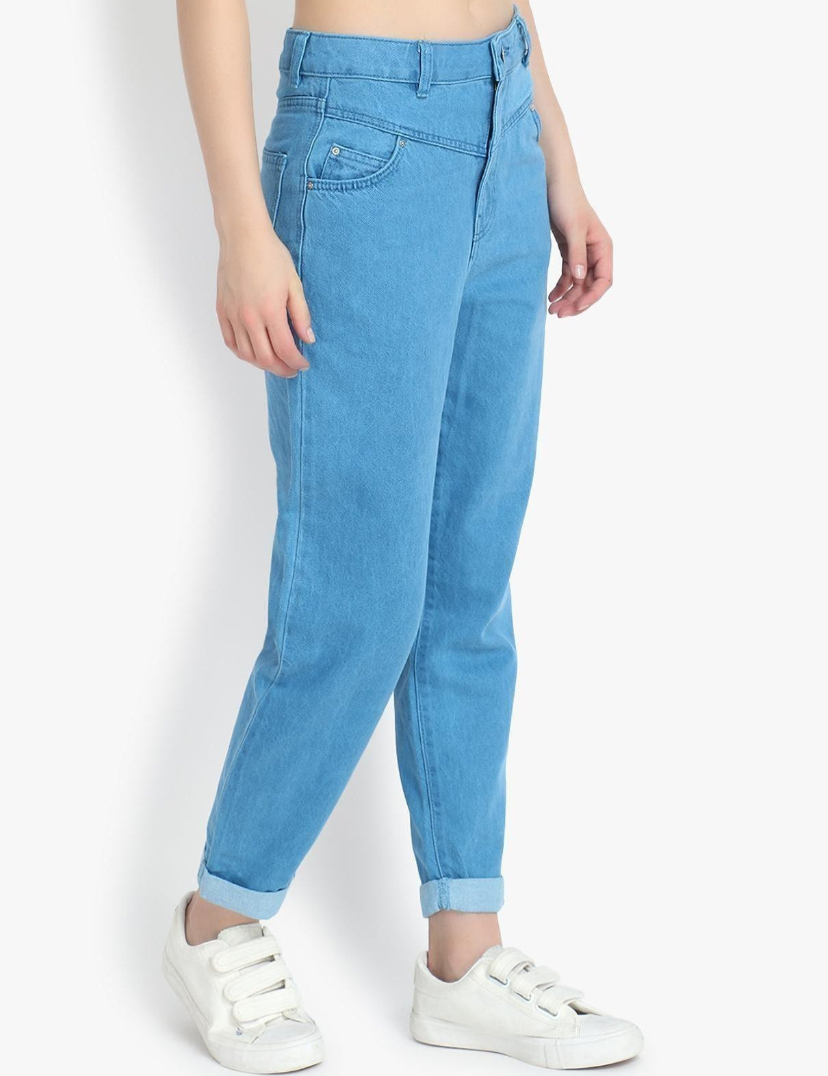 KOTTY Regular Women Light Blue Jeans 