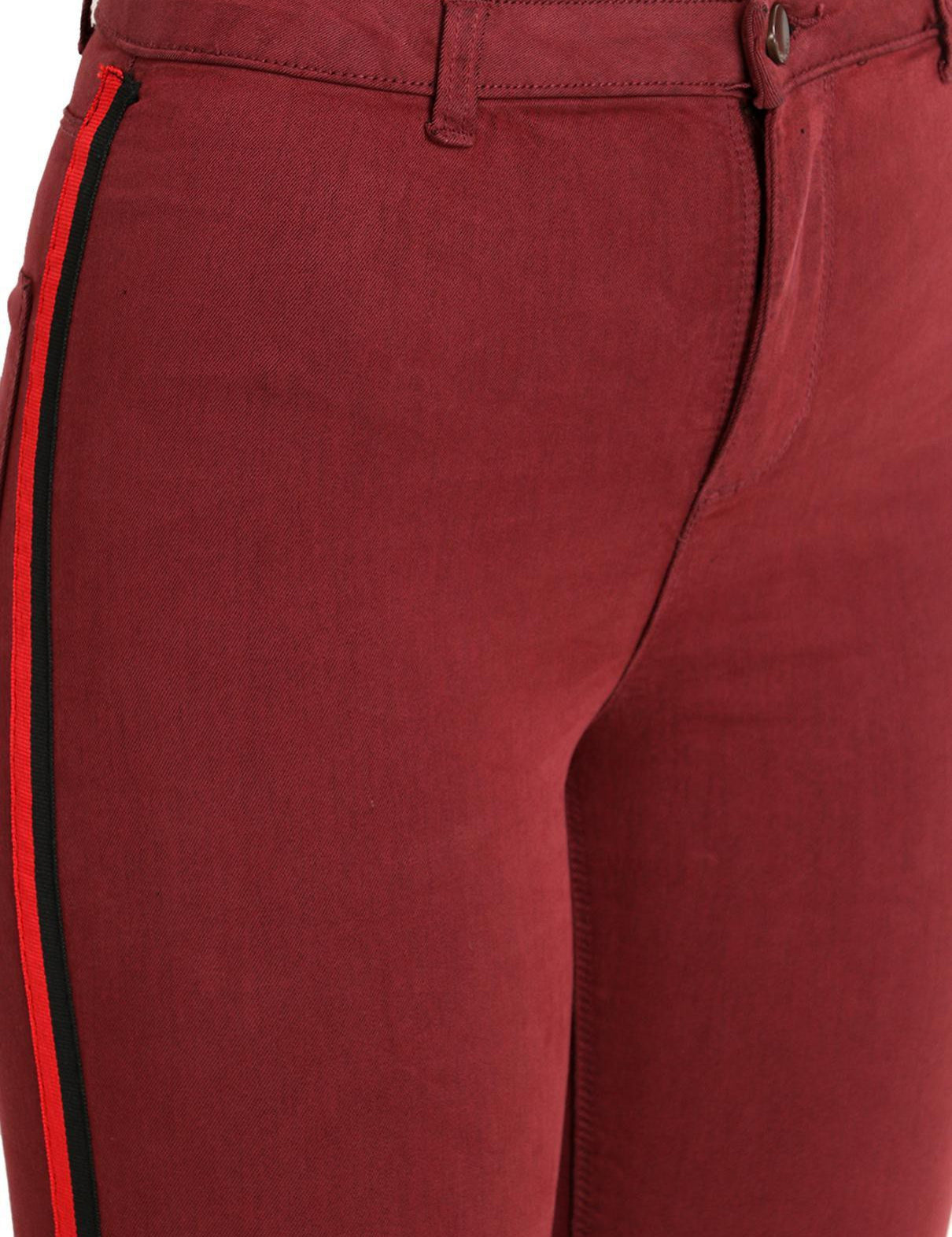 KOTTY Regular Women Maroon Jeans 