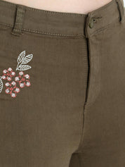 KOTTY Regular Women Green Jeans 