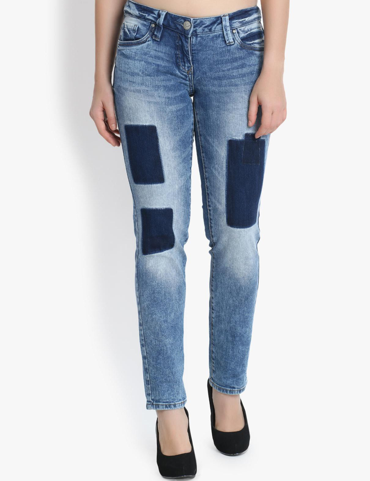 KOTTY Regular Women Light Blue Jeans 