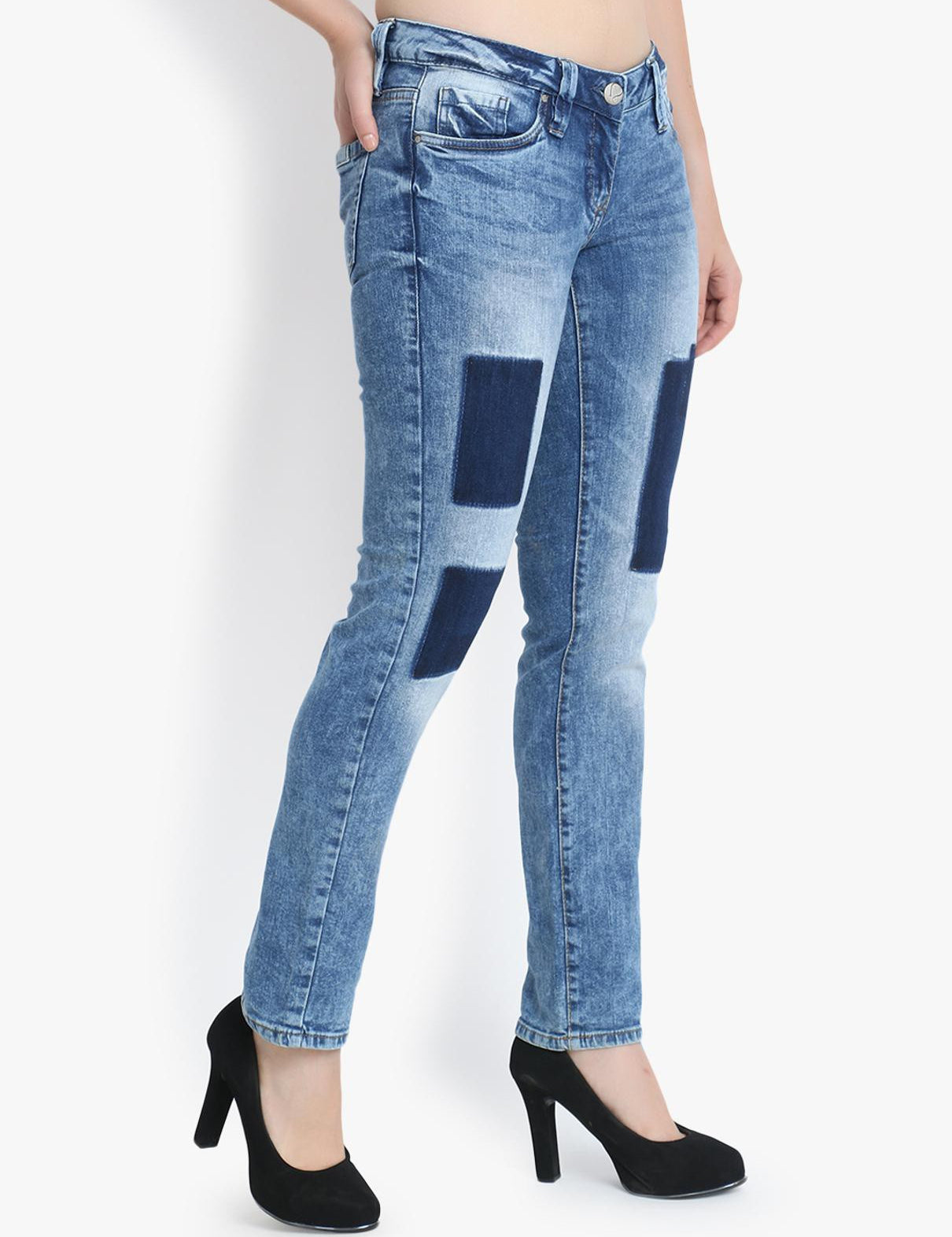 KOTTY Regular Women Light Blue Jeans 