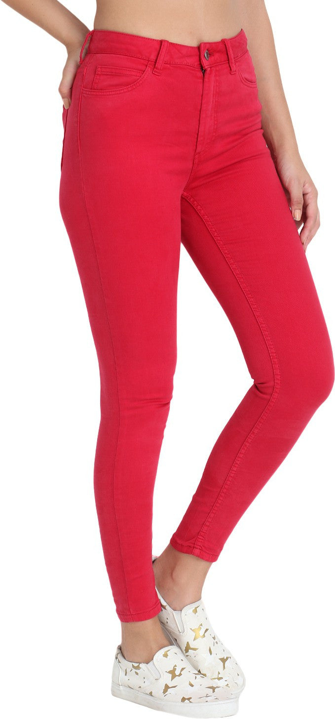 KOTTY Regular Women Maroon Jeans 
