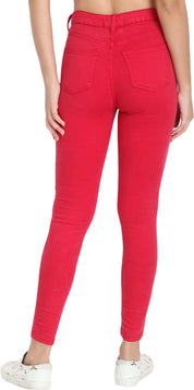 KOTTY Regular Women Maroon Jeans 