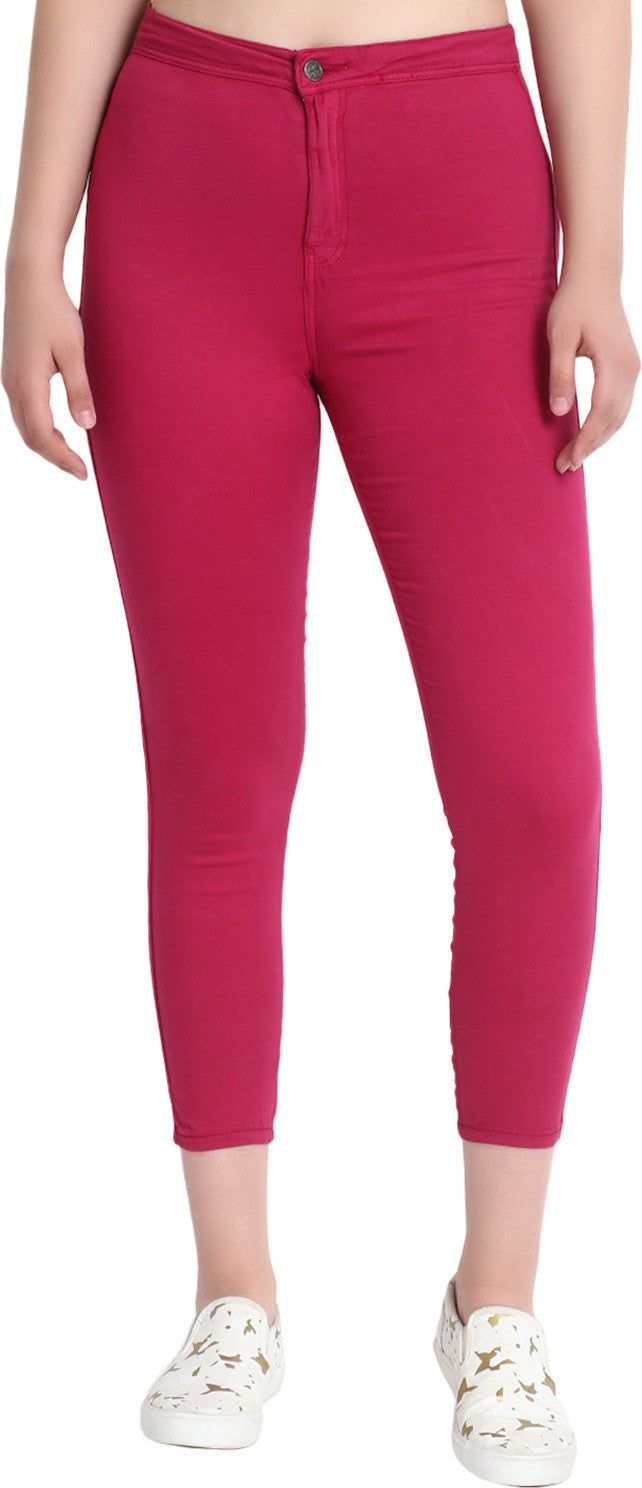 KOTTY Regular Women Red Jeans 