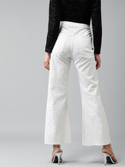 KOTTY Flared Women White Jeans 