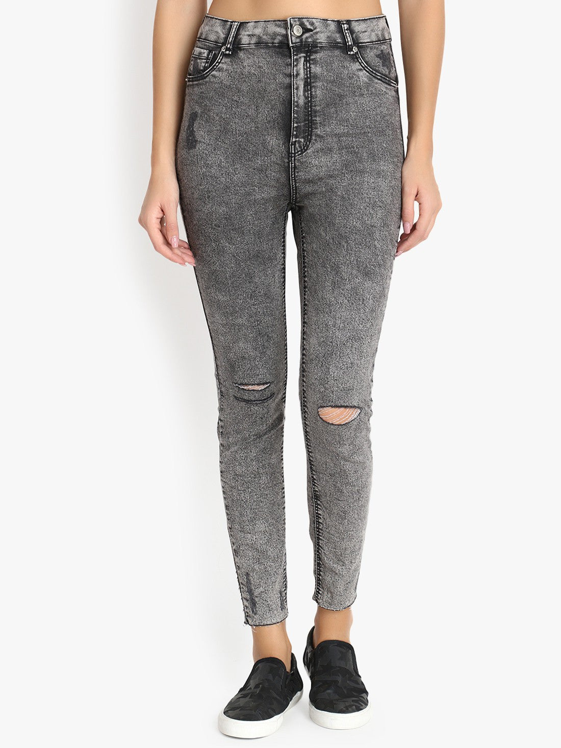 KOTTY Regular Women Grey Jeans 