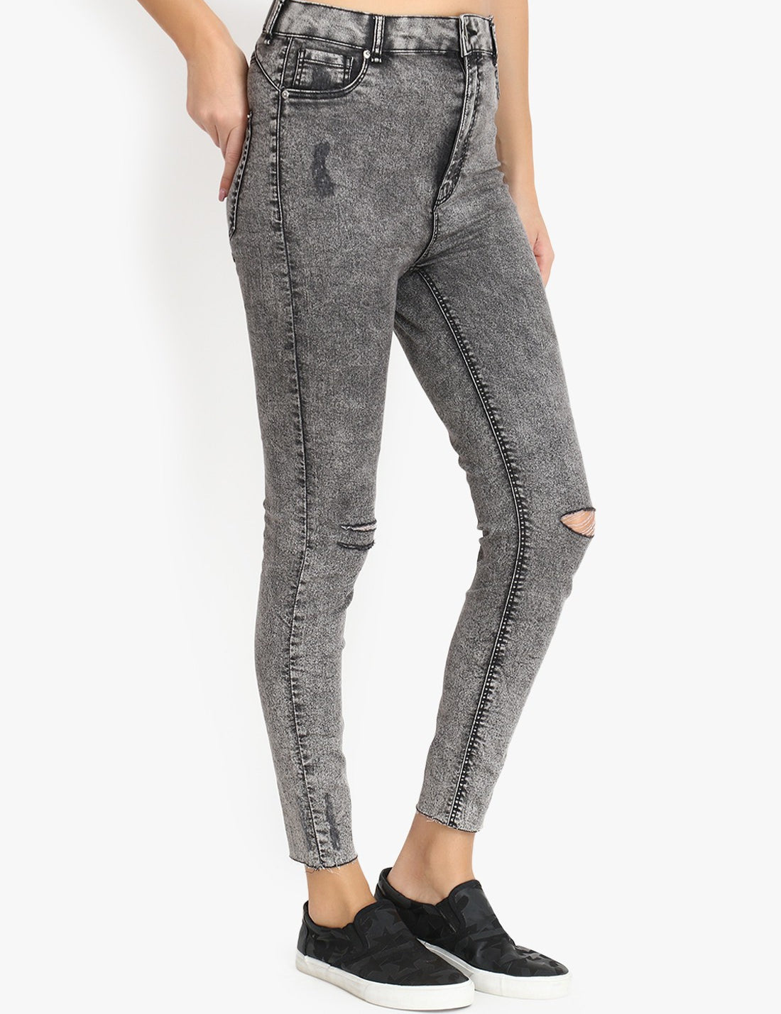 KOTTY Regular Women Grey Jeans 