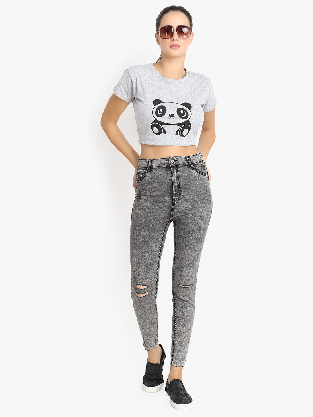 KOTTY Regular Women Grey Jeans 