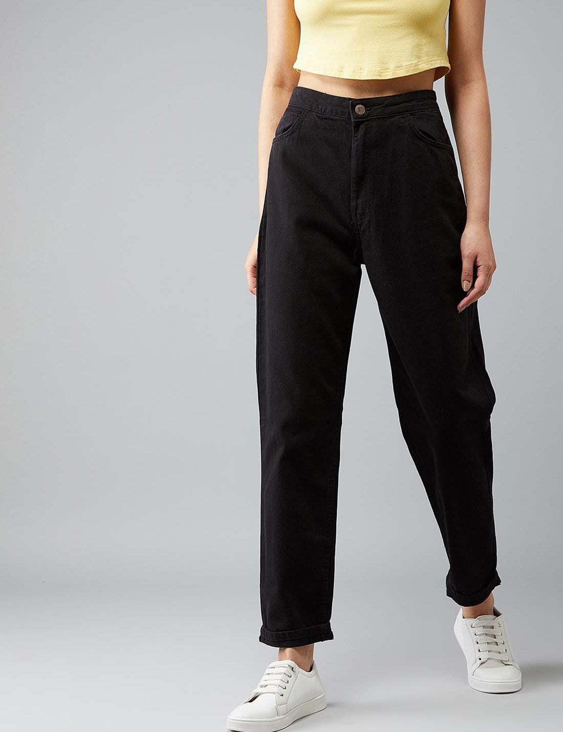 KOTTY Regular Women Black Jeans 