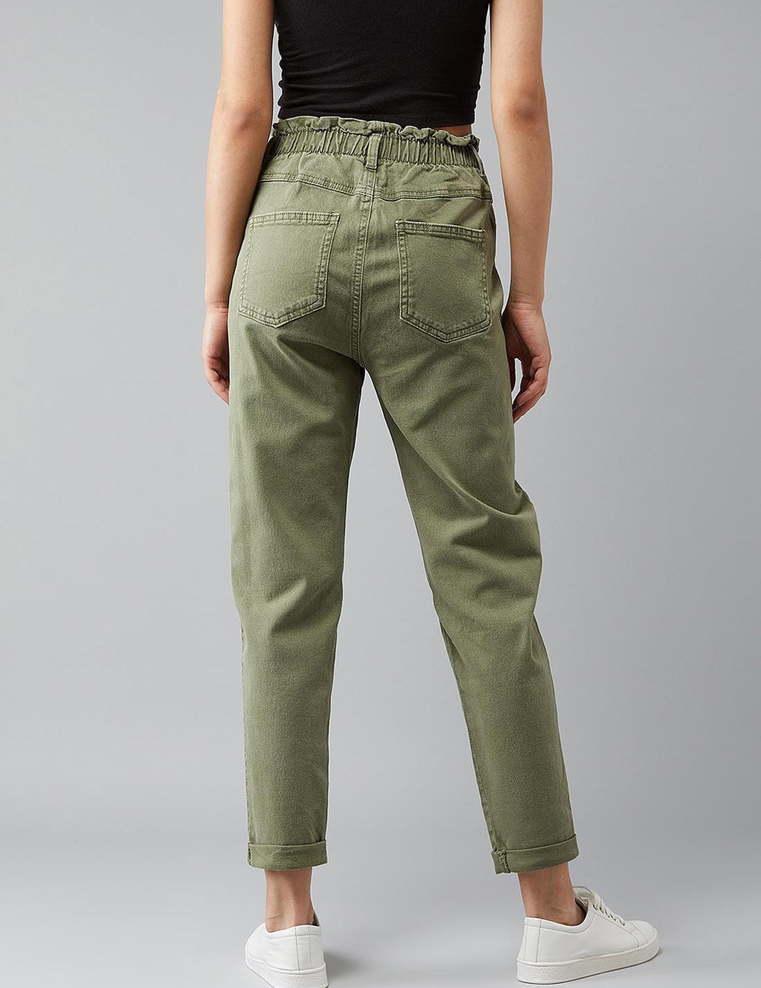 KOTTY Regular Women Green Jeans 