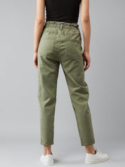 KOTTY Regular Women Green Jeans 