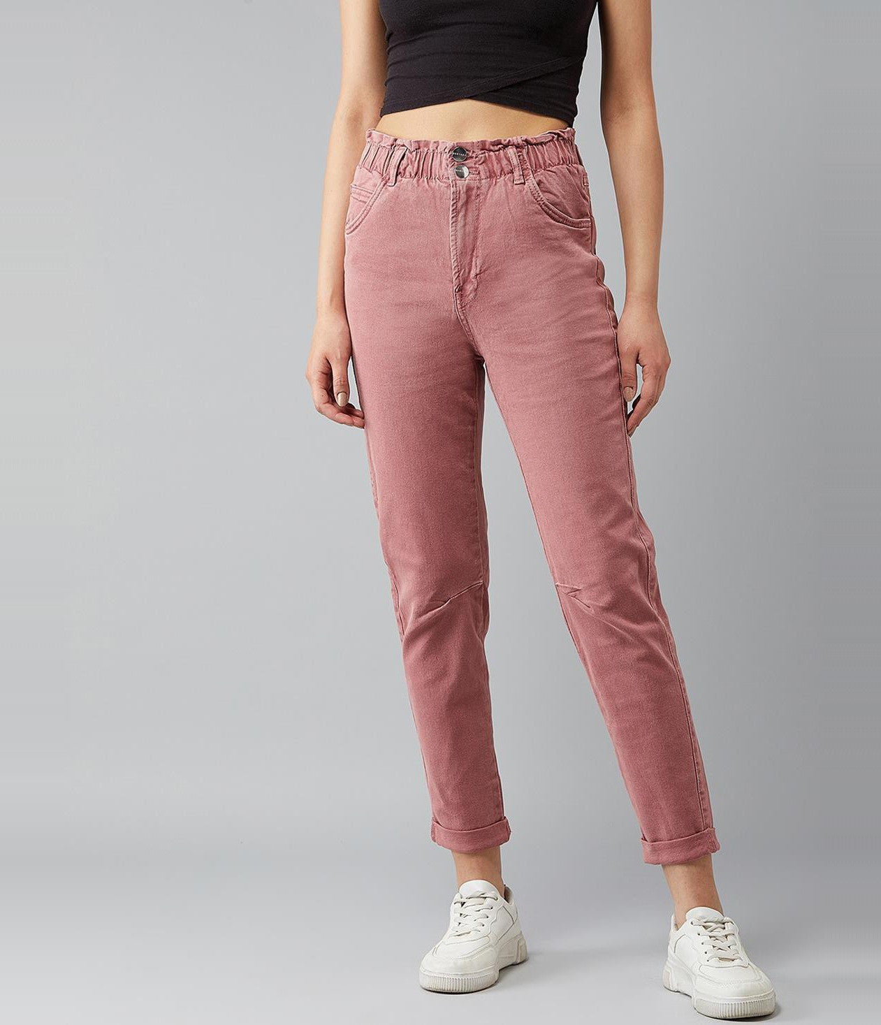 KOTTY Regular Women Pink Jeans 