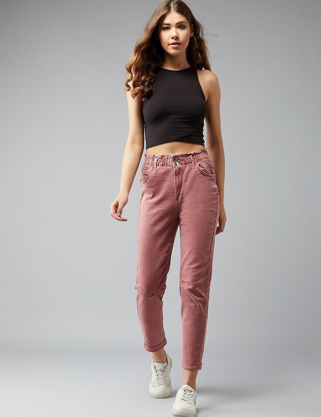 KOTTY Regular Women Pink Jeans 
