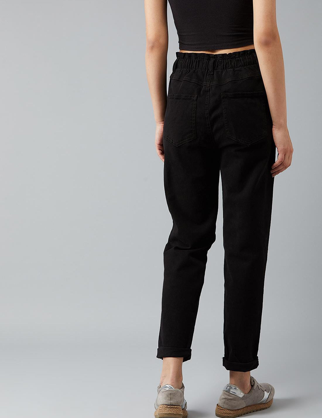 KOTTY Regular Women Black Jeans 