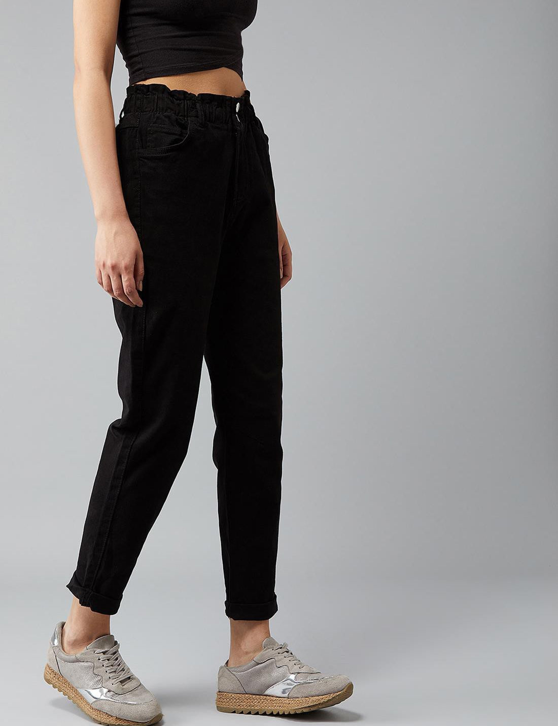 KOTTY Regular Women Black Jeans 