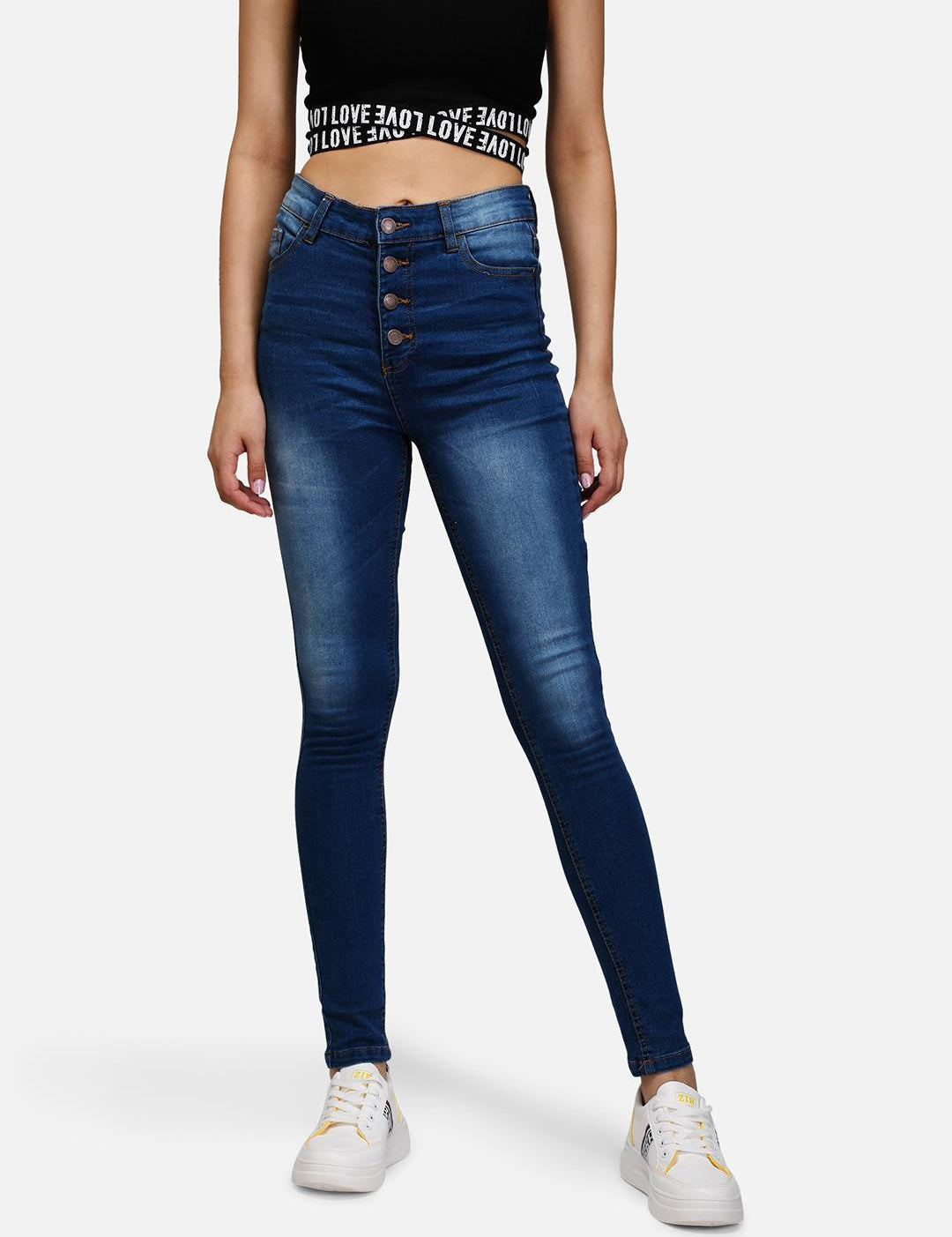 KOTTY Regular Women Blue Jeans 