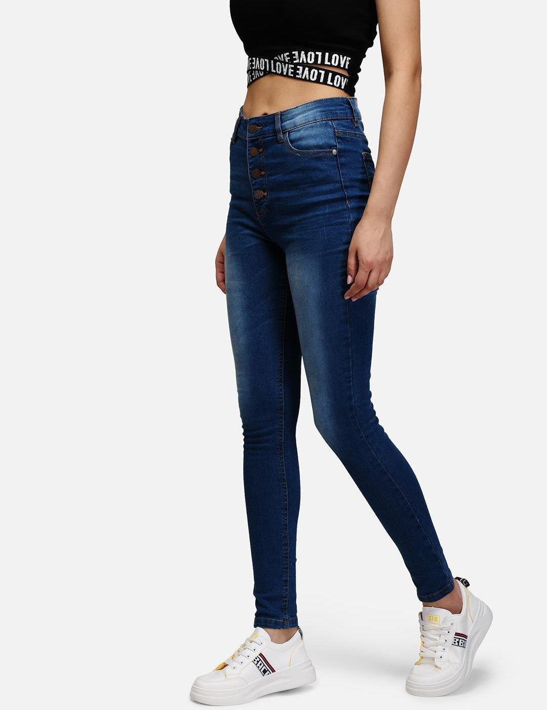 KOTTY Regular Women Blue Jeans 