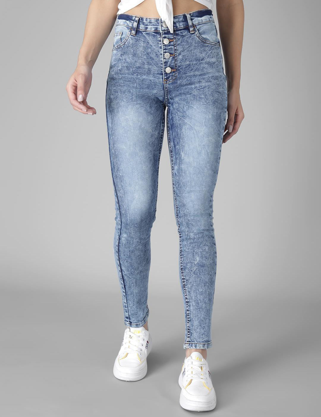 KOTTY Regular Women Blue Jeans 