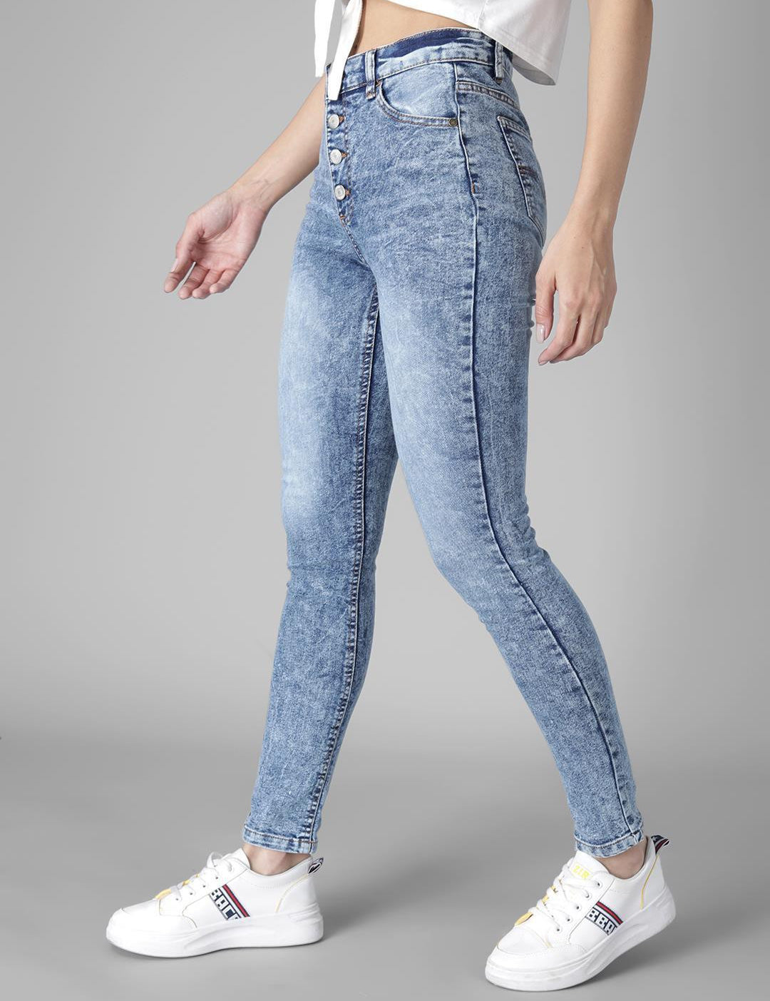 KOTTY Regular Women Blue Jeans 