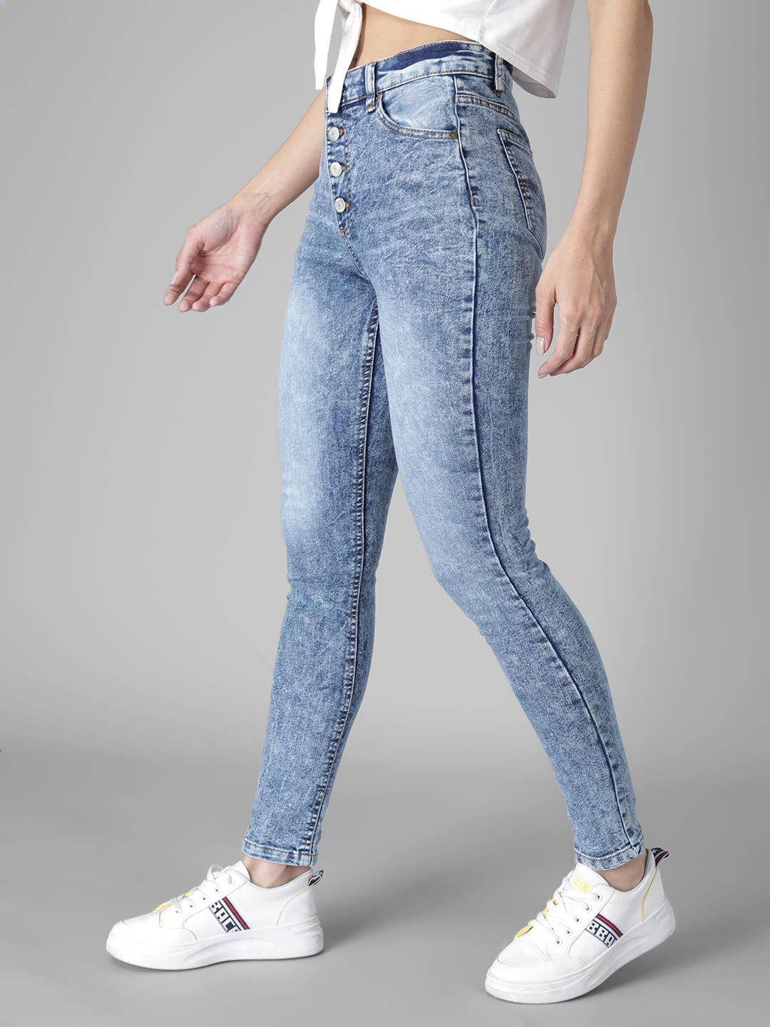 KOTTY Regular Women Blue Jeans 