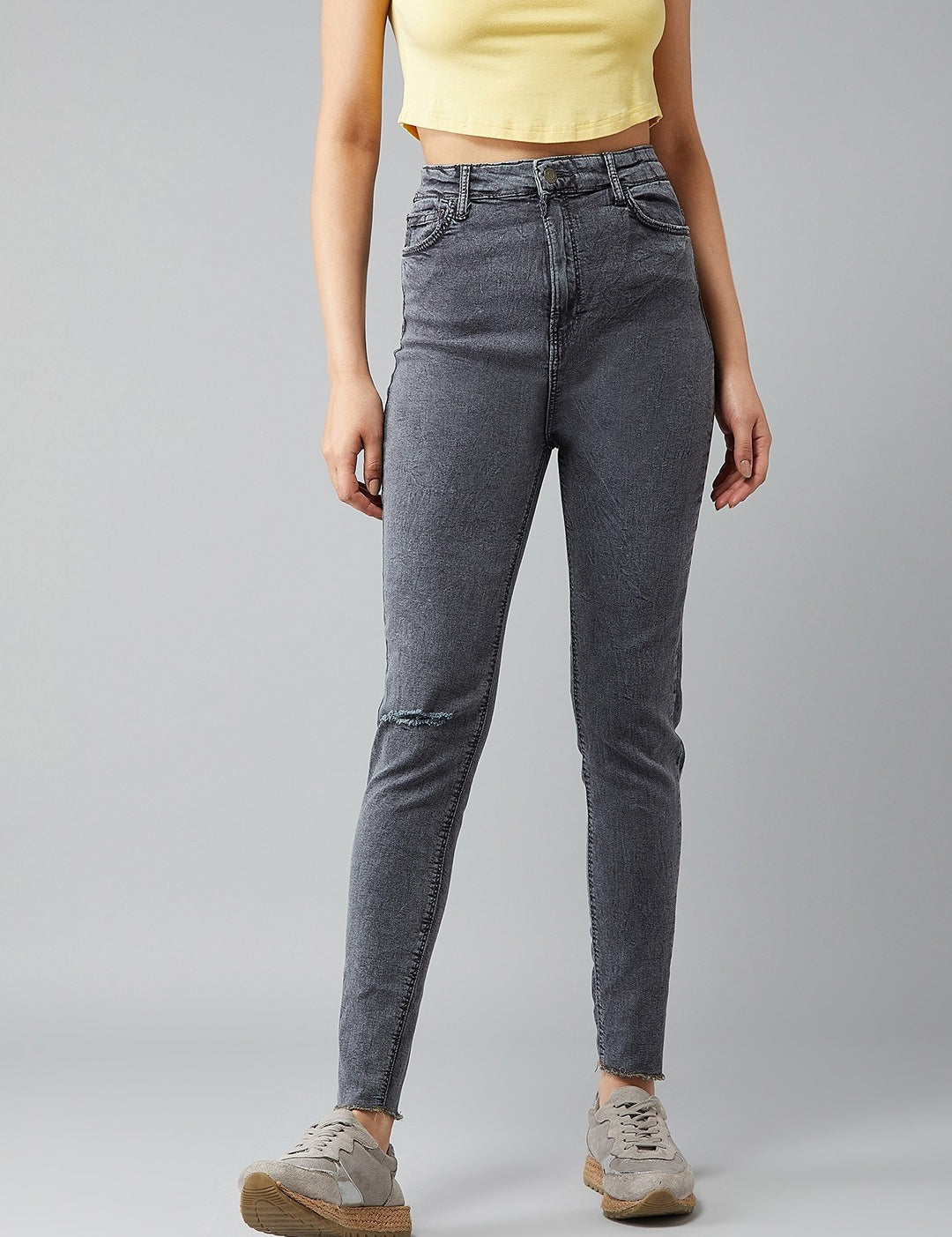 KOTTY Regular Women Grey Jeans 
