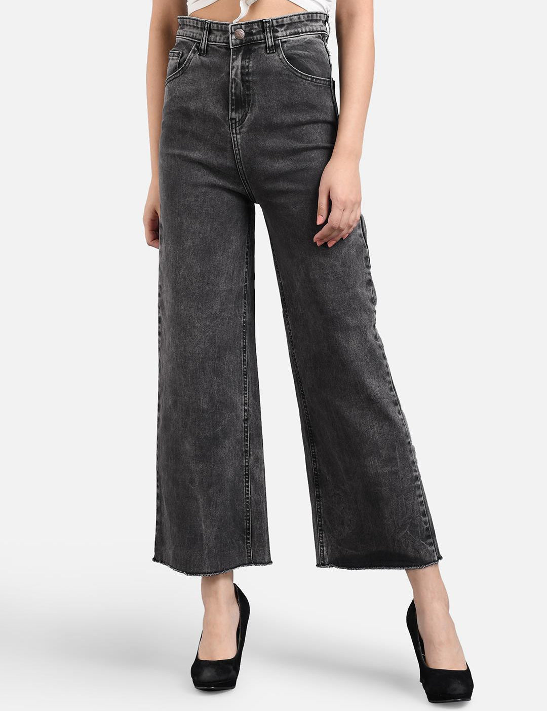 KOTTY Flared Women Grey Jeans 