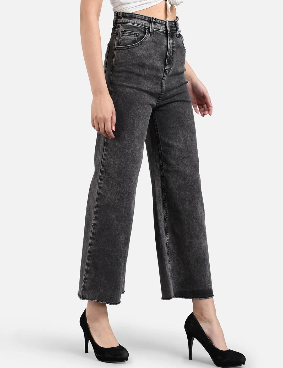KOTTY Flared Women Grey Jeans 
