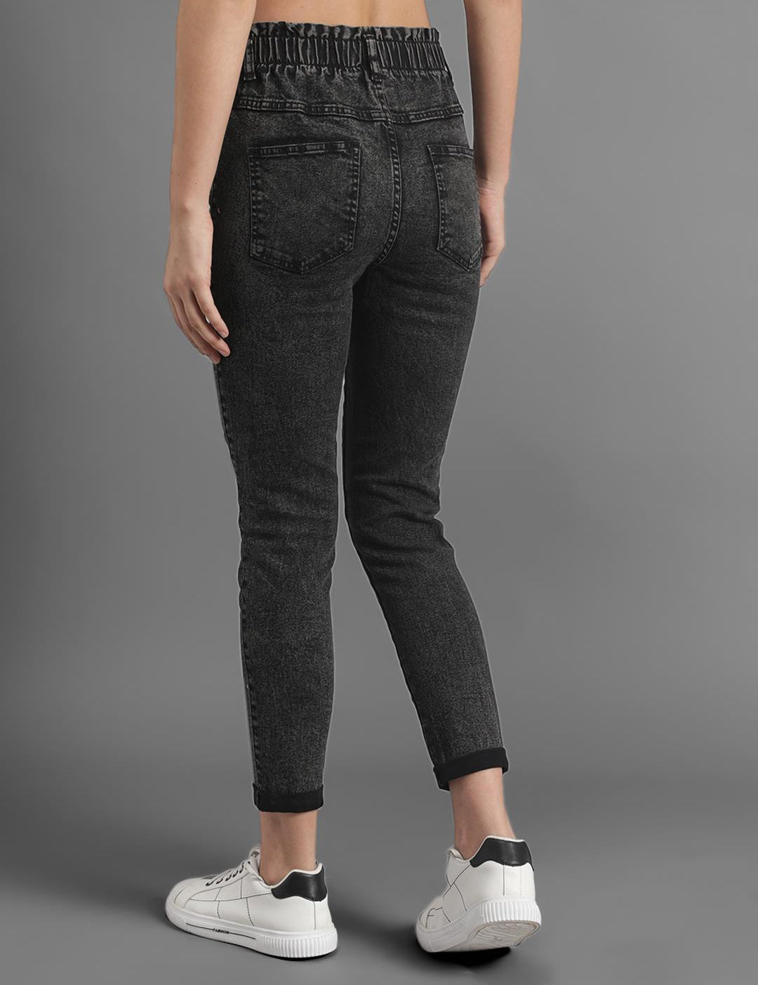 KOTTY Regular Women Black Jeans 