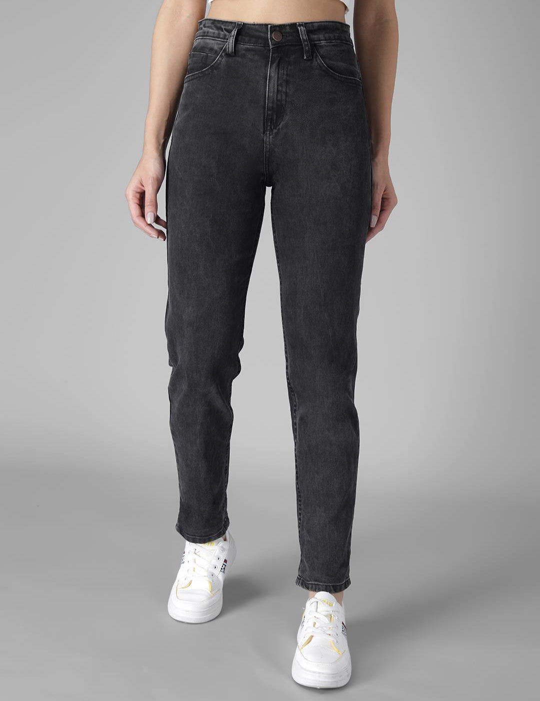 KOTTY Regular Women Black Jeans 