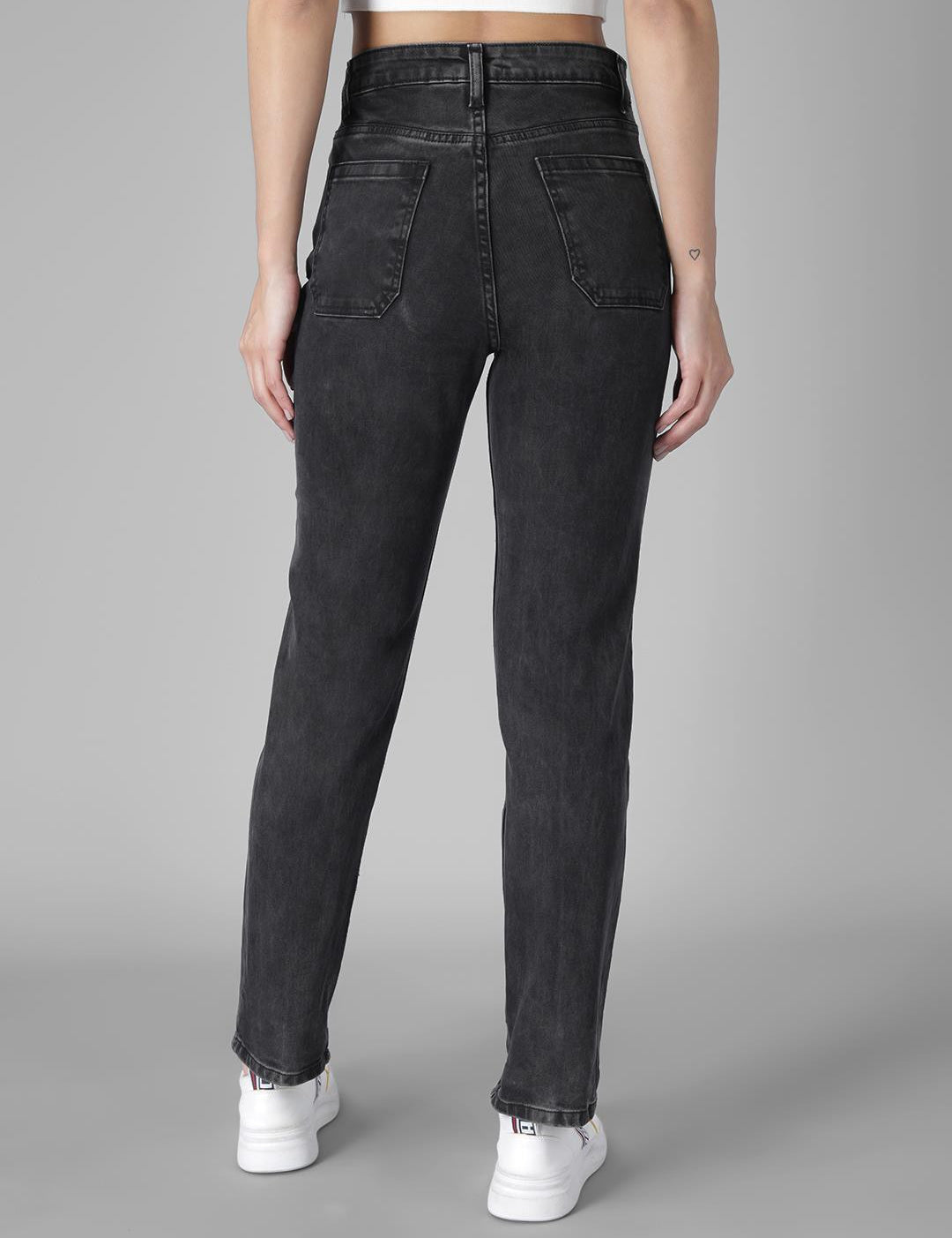 KOTTY Regular Women Black Jeans 
