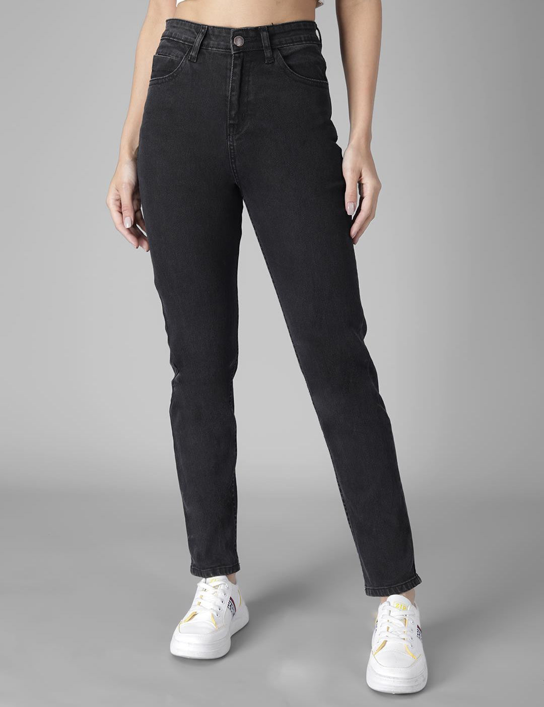 KOTTY Regular Women Black Jeans 